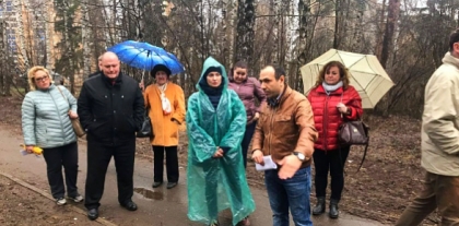 Общественная палата городского округа Красногорск провела выездное совещание в Губайловском парке
