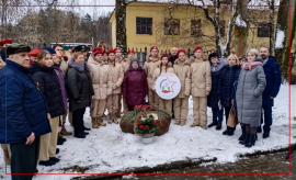 Представители Общественной палаты приняли участие в закладке памятника народным ополченцам на территории Красногорского музея.