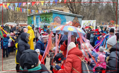 Члены Общественной палаты приняли участие в празднике "Масленица" в детском саду 2.