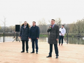 Официальное открытие парка «Опалиховский пруд»