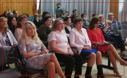 Член Общественной палаты г.о.Красногорск приняла участие в празднике, посвященном дню учителя, в гимназии 6