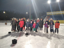 Член общественной палаты совместно с администрацией организовал и провел «Ледовый квест» для детей-инвалидов на стадионе  «Зоркий».