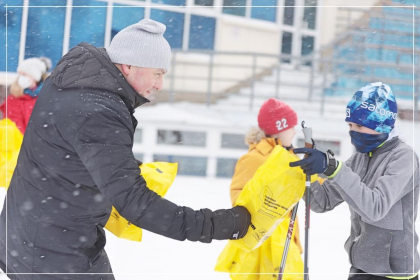 Член Общественной палаты провёл благотворительный лыжный забег в рамках проекта «Национальный триатлон 2021»