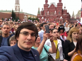 Делегация ОП г.о. Красногорск посетила концерт ко Дню России на Красной площади
